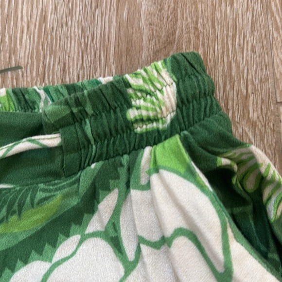 Farm Rio Groove Pants P XS Green Floral Print - Picture 6 of 15